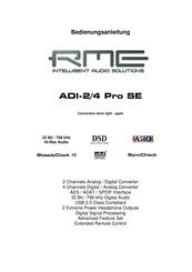 rme ADI-4 Pro SE Bedienungsanleitung