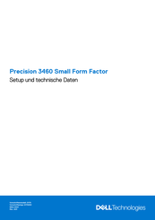 Dell Precision 3460 Small Form Factor Einrichtung Und Technische Daten