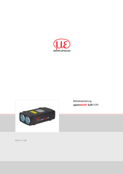 MICRO-EPSILON optoNCDT ILR1171 Betriebsanleitung