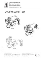 KaVo PROMATIC 1057 S Gebrauchsanweisung