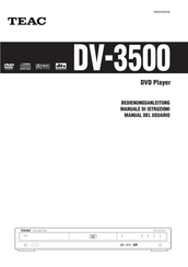 Teac DV-3500 Bedienungsanleitung