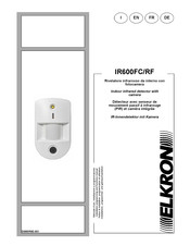 Elkron IR600FC/RF Installations-, Programmier- Und Gebrauchsanleitun