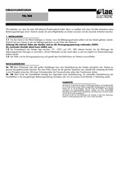 Lae Electronic T4 Gebrauchsanweisungen