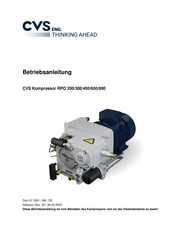 CVS RPO 800 Betriebsanleitung