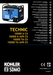 Kohler Technic 10000 A C5 Benutzer- Und Wartungshandbuch