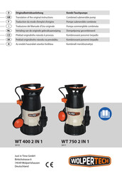 WOLPERTECH WT 400 2 IN 1 Originalbetriebsanleitung
