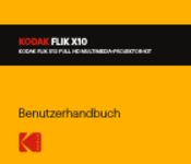 Kodak FLIK X10 Benutzerhandbuch