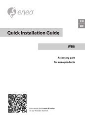 Eneo DOME-WB8 Schnellinstalationsanleitung