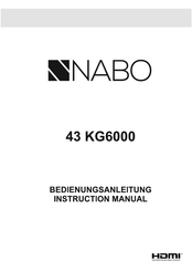 Nabo 43 KG6000 Bedienungsanleitung