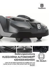 Husqvarna Automower 420 Bedienungsanweisung