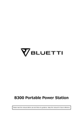 Bluetti Poweroak B300 Handbuch