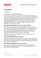 Isotra SYSTEM 25 Bedienungs- Und Wartungsanleitung