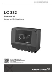 Grundfos LC 232 Montage- Und Betriebsanleitung