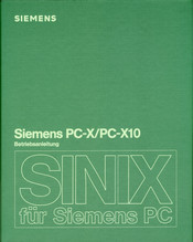Siemens SINIX PC-X Betriebsanleitung