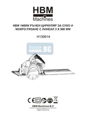 HBM Machines H130614 Bedienungsanleitung