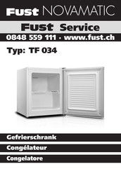 Fust NOVAMATIC TF 034 Bedienungsanleitung