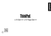 Lenovo ThinkPad L13 Yoga Gen 4 Bedienungsanleitung