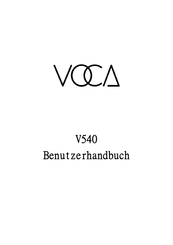 VOCA V540 Benutzerhandbuch