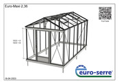 Euro-Serre Euro-Maxi 2,36 Bedienungsanleitung