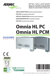 AERMEC Omnia HL PC Bedienungs- Und Installationsanleitung