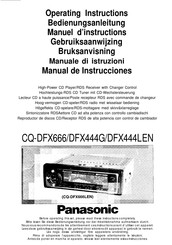 Panasonic CQ-DFX444G Bedienungsanleitung