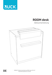 Ruck ROOM desk Gebrauchsanweisung
