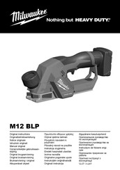 Milwaukee HEAVY DUTY M12 BLP Originalbetriebsanleitung