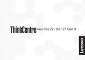 Lenovo ThinkCentre neo 30a 27 Gen 3 Bedienungsanleitung