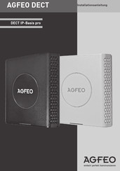 AGFEO DECT IP-Basis pro Installationsanleitung