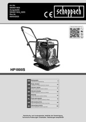 Scheppach HP1800S Original Bedienungsanleitung
