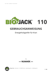 Biojack 110 Gebrauchsanweisung