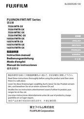 FujiFilm FUJINON FMT Serie Bedienungsanleitung