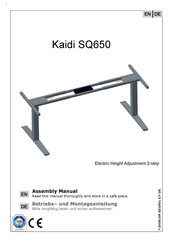 Kaidi SQ650 Betriebs- Und Montageanleitung