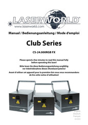 Laserworld Club CS-24.000RGB FX Bedienungsanleitung