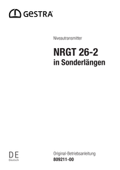 Gestra NRGT 26-2 Originalbetriebsanleitung