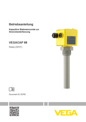 VEGA VEGACAP 98 Betriebsanleitung