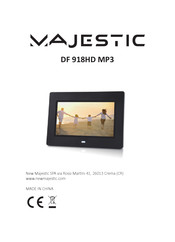 Majestic DF 918HD MP3 Bedienungsanleitung
