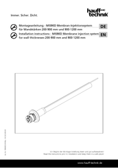 Hauff-Technik MIS90D Montageanleitung