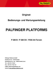 Palfinger P 250 All-Terrain Bedienungs- Und Wartungsanleitung