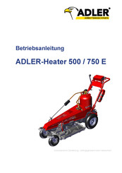 Adler Heater 750 E Betriebsanleitung