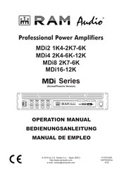 RAM Audio MDi8-6K Bedienungsanleitung