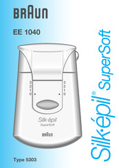 Braun Silk-epil SuperSoft EE 1040 Bedienungsanleitung
