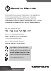 Franklin Electric FWS Serie Betriebs- Und Wartungsanleitung