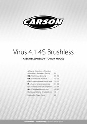 Carson Virus Race 4.1 4S Brushless Betriebsanleitung