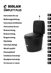Biolan SIMPLETT PLUS Bedienungsanleitung