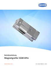 Schmalz SGM-HPm Betriebsanleitung