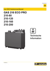 REMEHA Gas 210-120 ECO PRO Technische Information