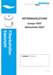 Behncke Europa 1002 Betriebsanleitung