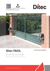 Ditec FACIL-Serie Technisches Handbuch