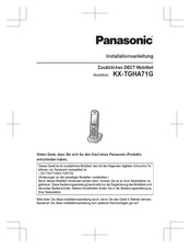 Panasonic KX-TGHA71G Installationsanleitung